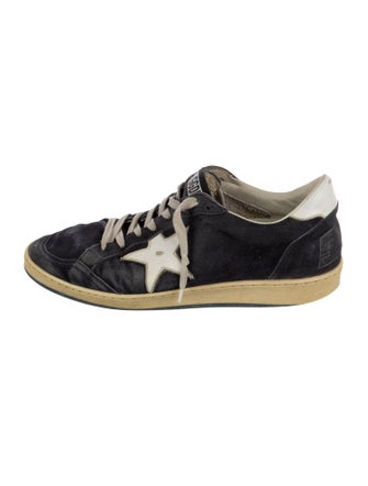 Golden Goose Suede Distressed Accents Sneakers