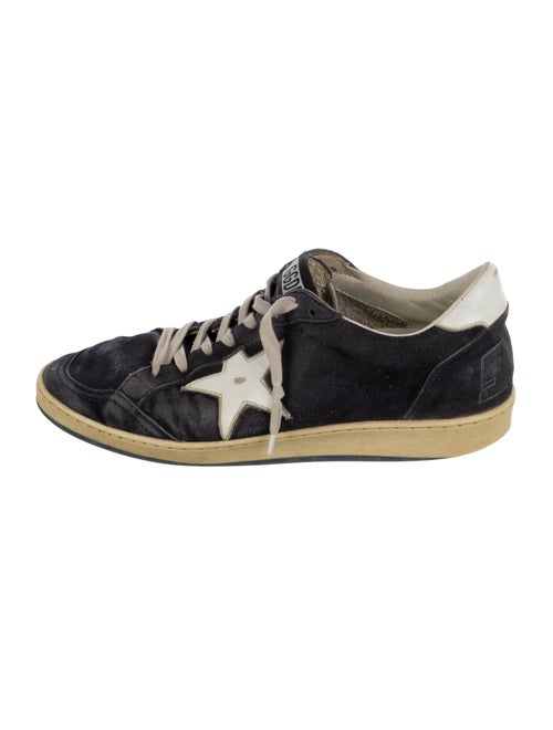 Golden Goose Suede Distressed Accents Sneakers
