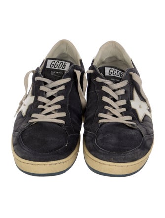 Golden Goose Suede Distressed Accents Sneakers