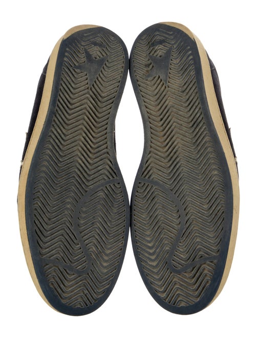 Golden Goose Suede Distressed Accents Sneakers