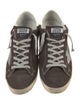 Golden Goose Suede Colorblock Pattern Sneakers
