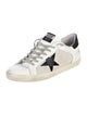 Golden Goose Leather Printed Sneakers