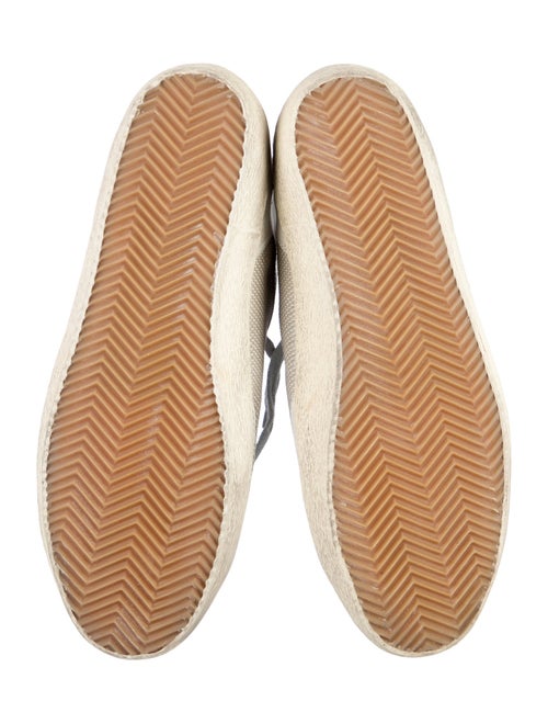 Golden Goose Leather Printed Sneakers