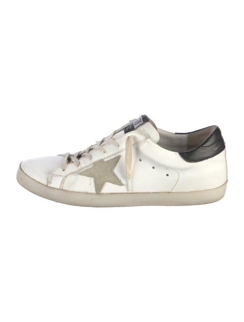 Golden Goose Leather Colorblock Pattern Sneakers