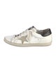 Golden Goose Leather Colorblock Pattern Sneakers