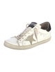 Golden Goose Leather Colorblock Pattern Sneakers