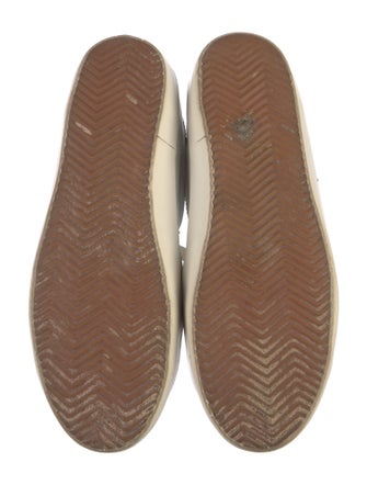 Golden Goose Leather Colorblock Pattern Sneakers