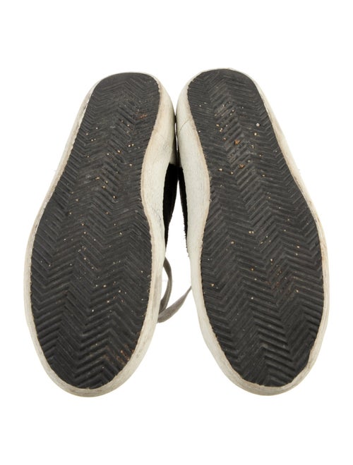 Golden Goose Suede Colorblock Pattern Sneakers