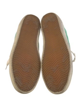 Golden Goose Suede Colorblock Pattern Sneakers