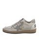 Golden Goose Leather Printed Sneakers