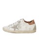 Golden Goose Leather Colorblock Pattern Sneakers