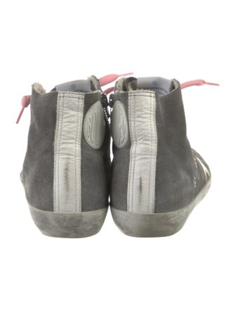 Golden Goose Suede Printed Sneakers