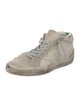 Golden Goose Leather Distressed Accents Sneakers