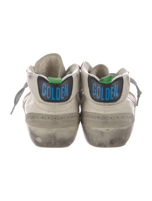 Golden Goose Leather Distressed Accents Sneakers