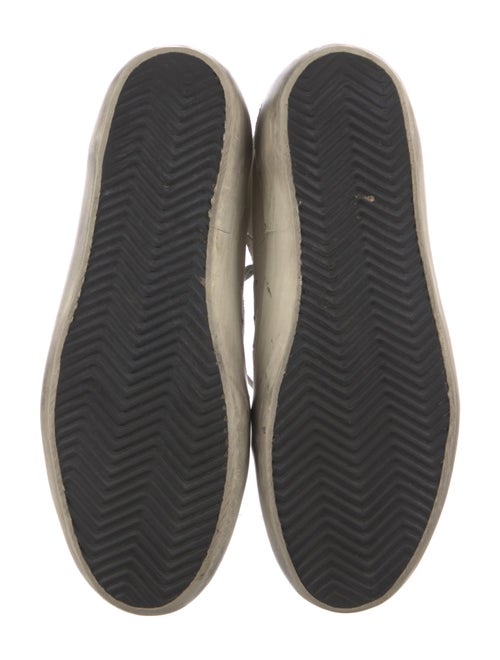 Golden Goose Leather Distressed Accents Sneakers