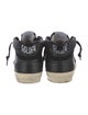 Golden Goose Leather Glitter Accents Sneakers