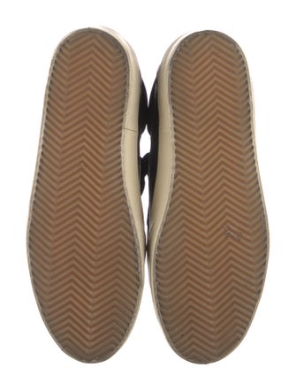 Golden Goose Leather Glitter Accents Sneakers