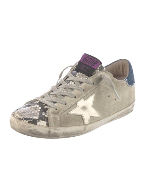 Golden Goose Suede Printed Sneakers