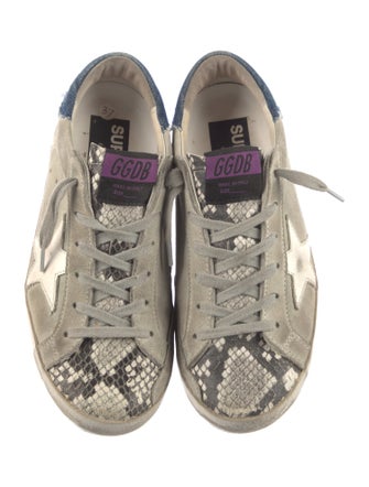 Golden Goose Suede Printed Sneakers