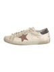 Golden Goose Leather Printed Sneakers