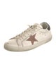 Golden Goose Leather Printed Sneakers