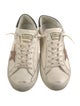 Golden Goose Leather Printed Sneakers