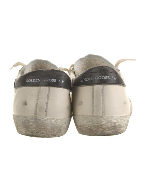 Golden Goose Leather Printed Sneakers