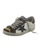 Golden Goose Leather Colorblock Pattern Sneakers