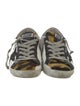 Golden Goose Leather Colorblock Pattern Sneakers