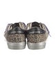 Golden Goose Suede Animal Print Sneakers