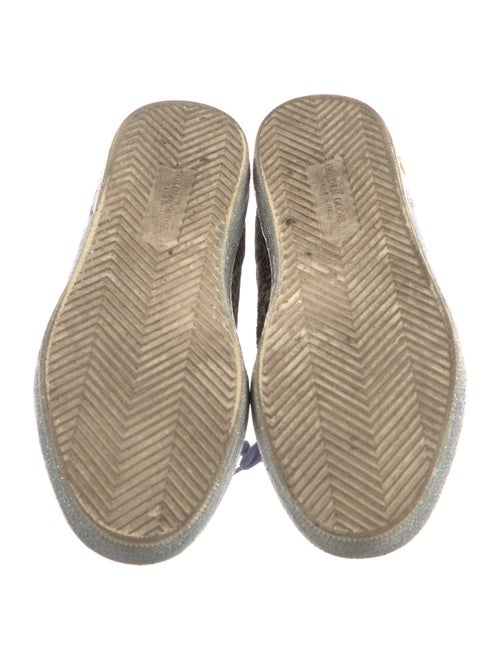 Golden Goose Suede Animal Print Sneakers