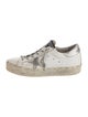 Golden Goose Leather Colorblock Pattern Sneakers