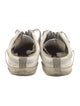 Golden Goose Leather Glitter Accents Sneakers