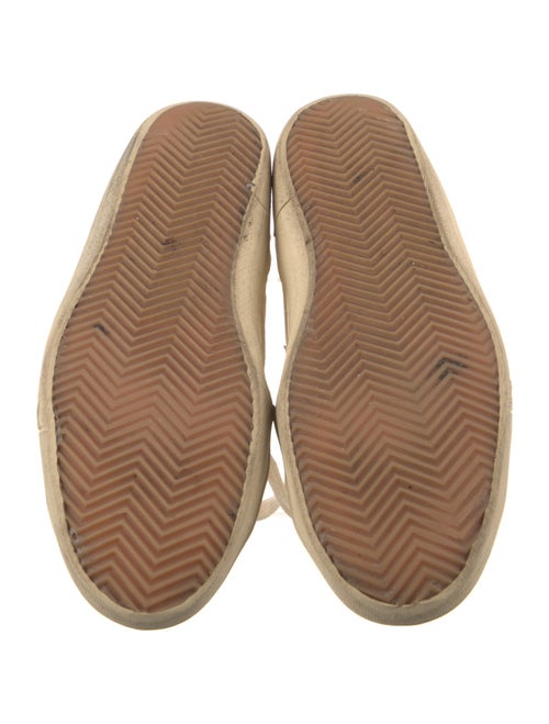 Golden Goose Leather Printed Sneakers