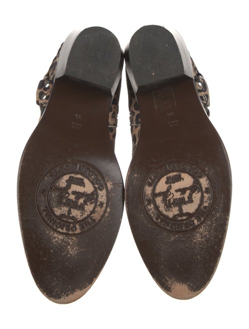 Golden Goose Suede Animal Print Boots