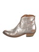 Golden Goose Leather Distressed Accents Western Boots