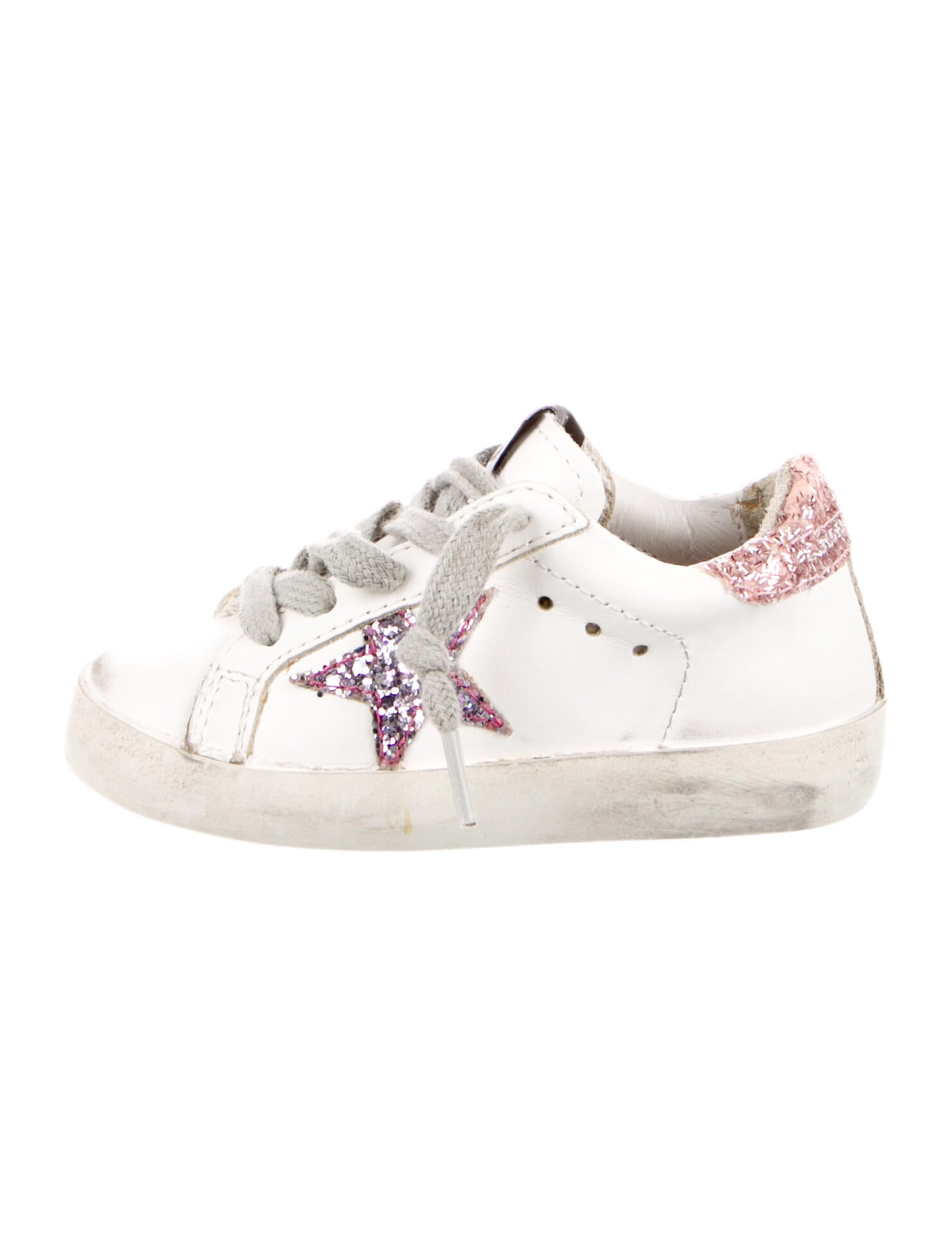 Golden Goose Leather Low Top Sneakers