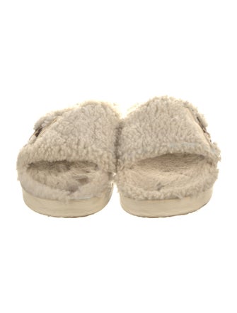 Golden Goose Shearling Animal Print Espadrilles