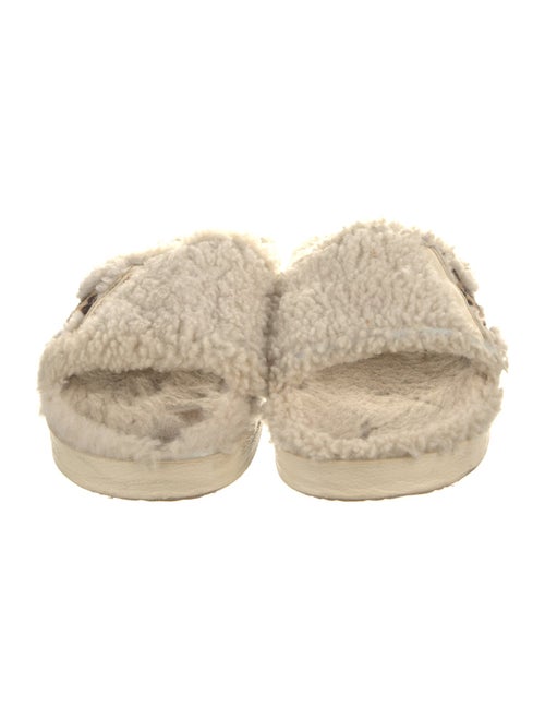 Golden Goose Shearling Animal Print Espadrilles
