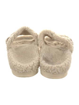Golden Goose Shearling Animal Print Espadrilles