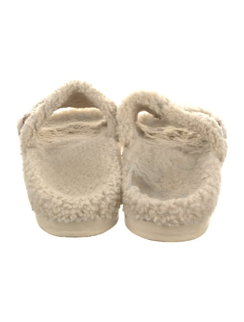 Golden Goose Shearling Animal Print Espadrilles