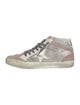 Golden Goose Suede Colorblock Pattern Sneakers