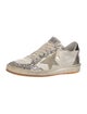 Golden Goose Leather Printed Sneakers