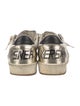Golden Goose Leather Printed Sneakers