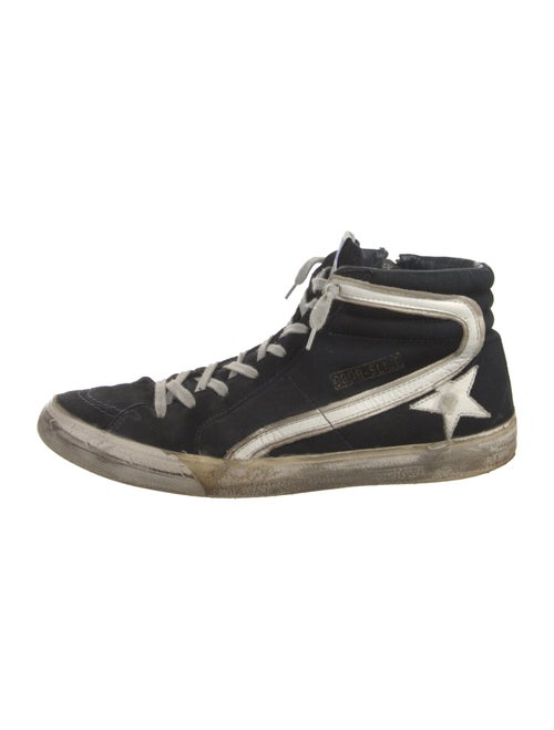 Golden Goose Canvas Printed Sneakers