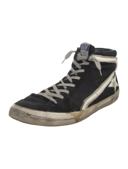 Golden Goose Canvas Printed Sneakers