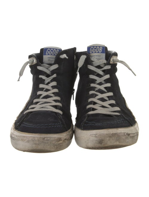 Golden Goose Canvas Printed Sneakers