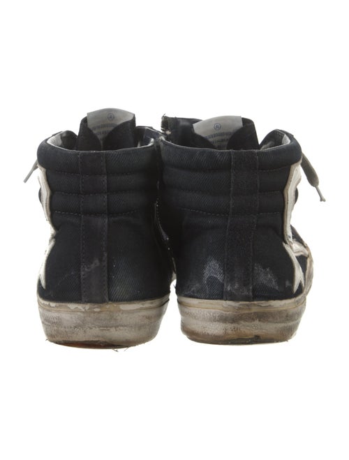 Golden Goose Canvas Printed Sneakers