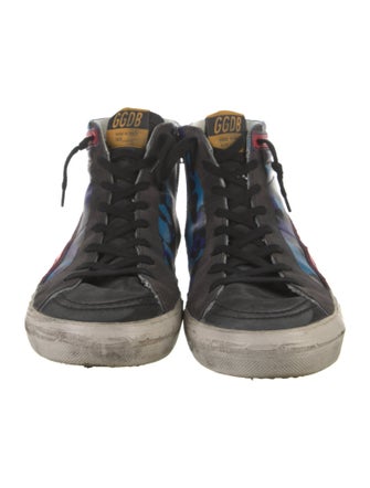 Golden Goose Suede Printed Sneakers