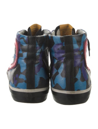 Golden Goose Suede Printed Sneakers